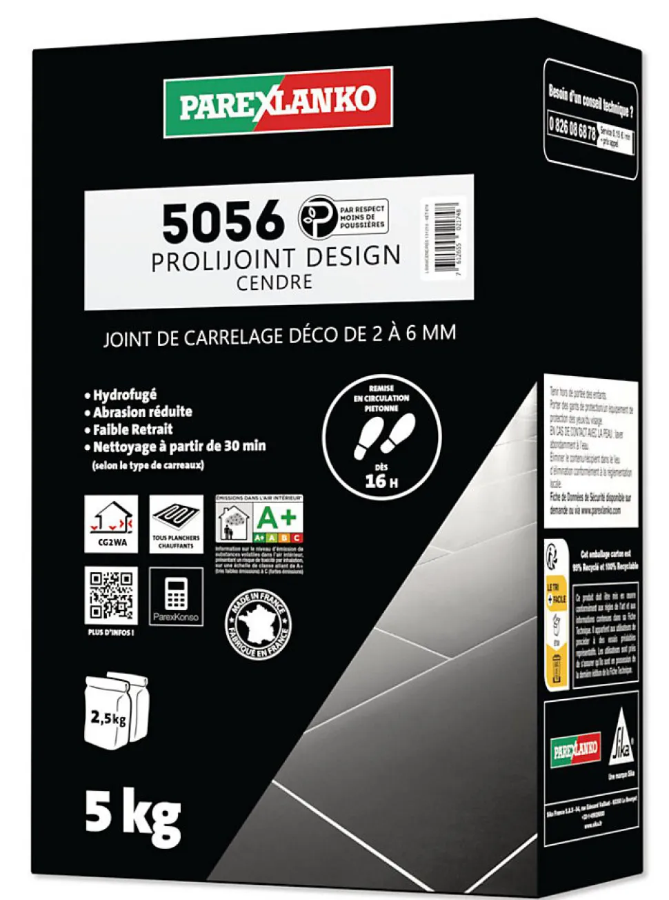 5056 design cendre 5kg parexlanko