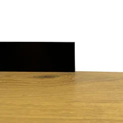 100 ml de plinthe carrée en fibre de bois compacte 80 x 15 noir (noir total)