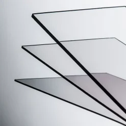 5 PLAQUES POLYSTYRENE TRANSPARENT 2.5MM 100X100CM