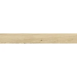 4 Plinthes carrelage effet bois brut mat L.60 x l.7 cm x ép.8 mm, Basilio