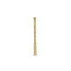2 vis relieuses sectionnables acier ⌀7 mm H. 7 x L.60 mm doré