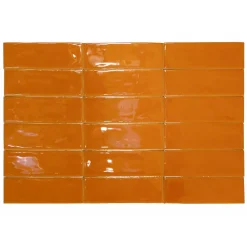 Altea Orange Série Revêtement grès cérame premium 5x15 cm.
