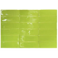Altea Pistache Série Revêtement grès cérame premium 5x15 cm.