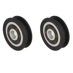 AMIG - Roulement moustiquaire MSQ01 - 21 mm - Polyamide - Noir