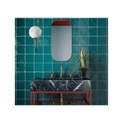 Baguette de finition pour Carrelage mural faïence effet zellige LA RIVIERA Bullnose Jolly 20x1.2 cm boîte de 0.024 ml / pas m2 Q