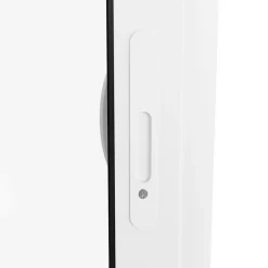 Baie vitrée coulissante alu + volet roulant motorisé Goodhome blanc - l.180 x h.215 cm - Uw 1,7