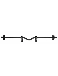 Barre de sécurité pour volet bois, acier, diamètre 18x800mm, zingué noir - THIRARD