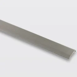 Barre de seuil en aluminium décor argent foncé brossé GoodHome 37 x 930 mm