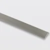 Barre de seuil en aluminium décor argent foncé brossé GoodHome 37 x 2 700 mm