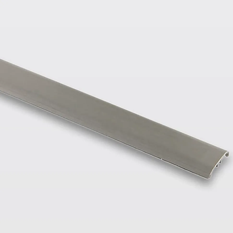 Barre de seuil en aluminium décor argent foncé brossé GoodHome 37 x 2 700 mm
