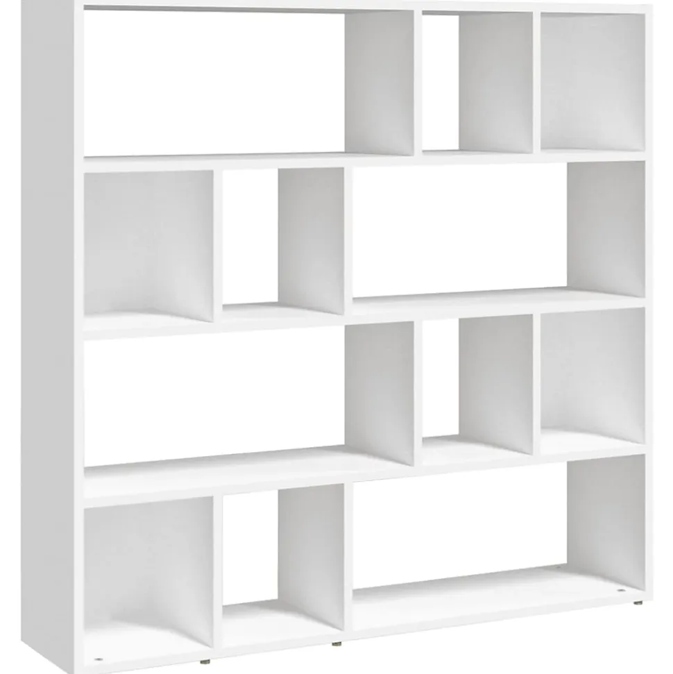 Bibliothèque/Cloison de séparation Blanc 105x24x102 cm vidaXL