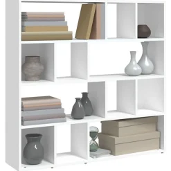 Bibliothèque/Cloison de séparation Blanc 105x24x102 cm vidaXL