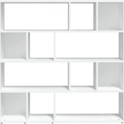 Bibliothèque/Cloison de séparation Blanc 105x24x102 cm vidaXL