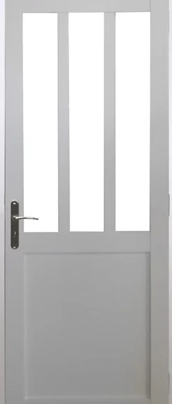 Bloc Porte Atelier Blanc H204 X L83 Côte Tableau P.droite Gd Menuiseries