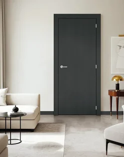 Bloc Porte Grey Oak H204 X L73 Côte Tableau P.gauche Gd Menuiseries