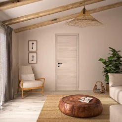 Bloc Porte PREMIUM Chêne blond - Réversible et ajustable - L830mm