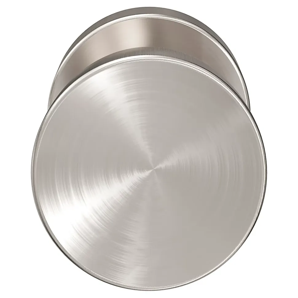 Bouton de porte double champignon GoodHome gris Ø. 48mm x l.48 x H. 44mm