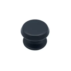 Bouton tirant de porte fixe D80 mm en aluminium Noir - breveté
