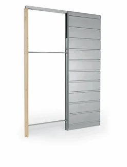 Caisson à galandage H.204 x l.80 cm pour porte coulissante Rhea