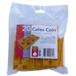 Cales coins (lot de 20) en PVC Acbat