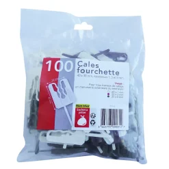 Cales fourchettes panachées (lot de 100)