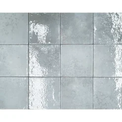 Carreau Mural Intérieur/Extérieur Brillant. Nissel Gris 12x12 cm