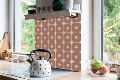 Carreaux vinyle Tulup 30x30 cm Des étoiles sur la place 9 pcs