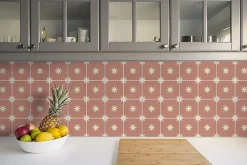 Carreaux vinyle Tulup 30x30 cm Des étoiles sur la place 9 pcs