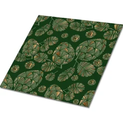 Carreaux vinyle Tulup 30x30 cm Feuilles d'abstraction 9 pcs