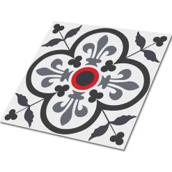Carreaux vinyle Tulup 30x30 cm Fleurs et motifs royaux 9 pcs