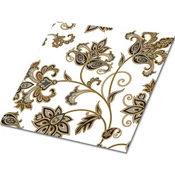 Carreaux vinyle Tulup 30x30 cm Décoration florale 9 pcs