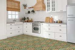 Carreaux vinyle Tulup 30x30 cm Motif cubain 9 pcs