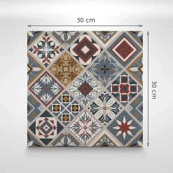 Carreaux vinyle Tulup 30x30 cm Arabesque 9 pcs