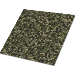 Carreaux vinyle Tulup 30x30 cm Mosaïque militaire 9 pcs