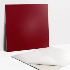 Carreaux vinyle Tulup 30x30 cm Couleur bordeaux 9 pcs