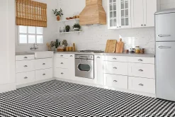 Carreaux vinyle Tulup 30x30 cm Damier incliné 9 pcs