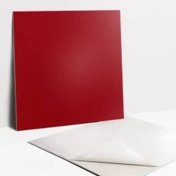 Carreaux vinyle Tulup 30x30 cm Couleur rouge 9 pcs