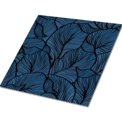 Carreaux vinyle Tulup 30x30 cm Feuilles rétro 9 pcs