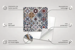Carreaux vinyle Tulup 30x30 cm brindilles délicates 9 pcs