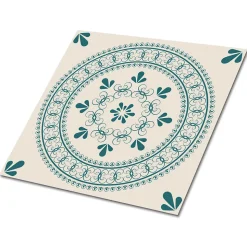 Carreaux vinyle Tulup 30x30 cm Motif arabesque orientale 9 pcs