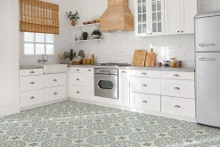 Carreaux vinyle Tulup 30x30 cm Motif arabesque orientale 9 pcs