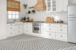 Carreaux vinyle Tulup 30x30 cm Cercles géométriques 9 pcs