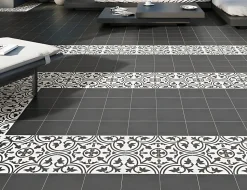 Carrelage carreaux de ciment Villa noir encanto 20x20 cm