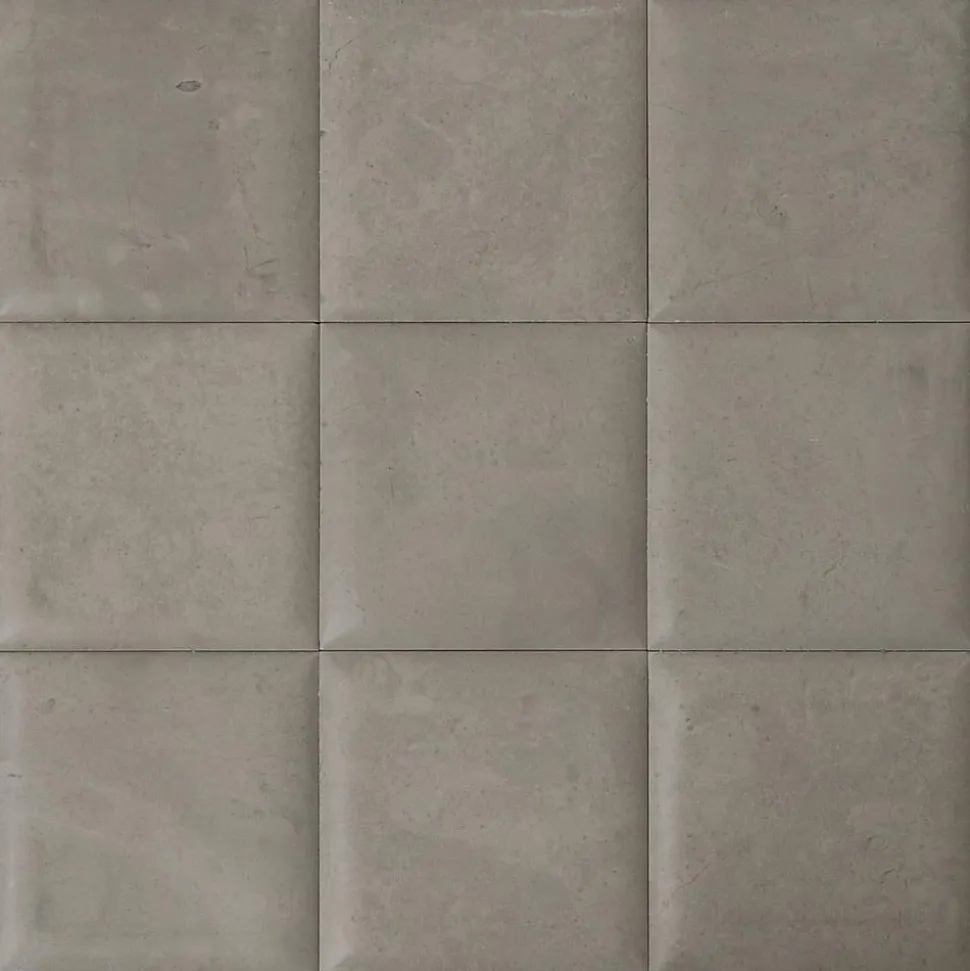 carrelage de Marbre Gris Adouci Bords Fuyants 10X10 cm - vendu par boite de 1 m2 soit 100 carreaux -