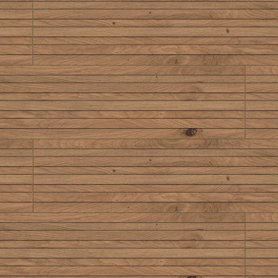 Carrelage effet Bois 3D Chêne Antico Linea 120x18,5x0,9 cm Mat Cedrano - Mur intérieur (vendu par carton de 0,666 m²) - RO'MA CARR