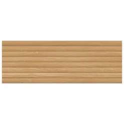 Carrelage effet Bois 3D Chêne Miel Curve 100x33,3x0,98 cm Valoren - Mur intérieur - RO'MA CARRELAGE