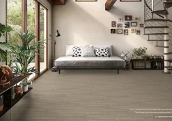 Carrelage effet bois sol intérieur / mur intérieur Line Wood Nut l.20 X L.120 cm rectifié 1er choix.