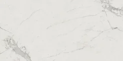 Carrelage effet Marbre Blanc Calacatta Extra 240x120x0,9 cm Brillant Clarenza - Mur intérieur (vendu par carton de 2,88 m²) - RO'M