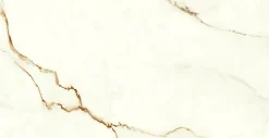 Carrelage effet Marbre Blanc Calacatta Supreme 80x40x0,85 cm Brillant Faventa - Mur intérieur (vendu par carton de 1,28 m²) - RO'M