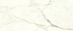 Carrelage effet Marbre Blanc Calacatta Prima 120x50x0,85 cm Silk Faventa - Mur intérieur (vendu par carton de 1,8 m²) - RO'MA CARR